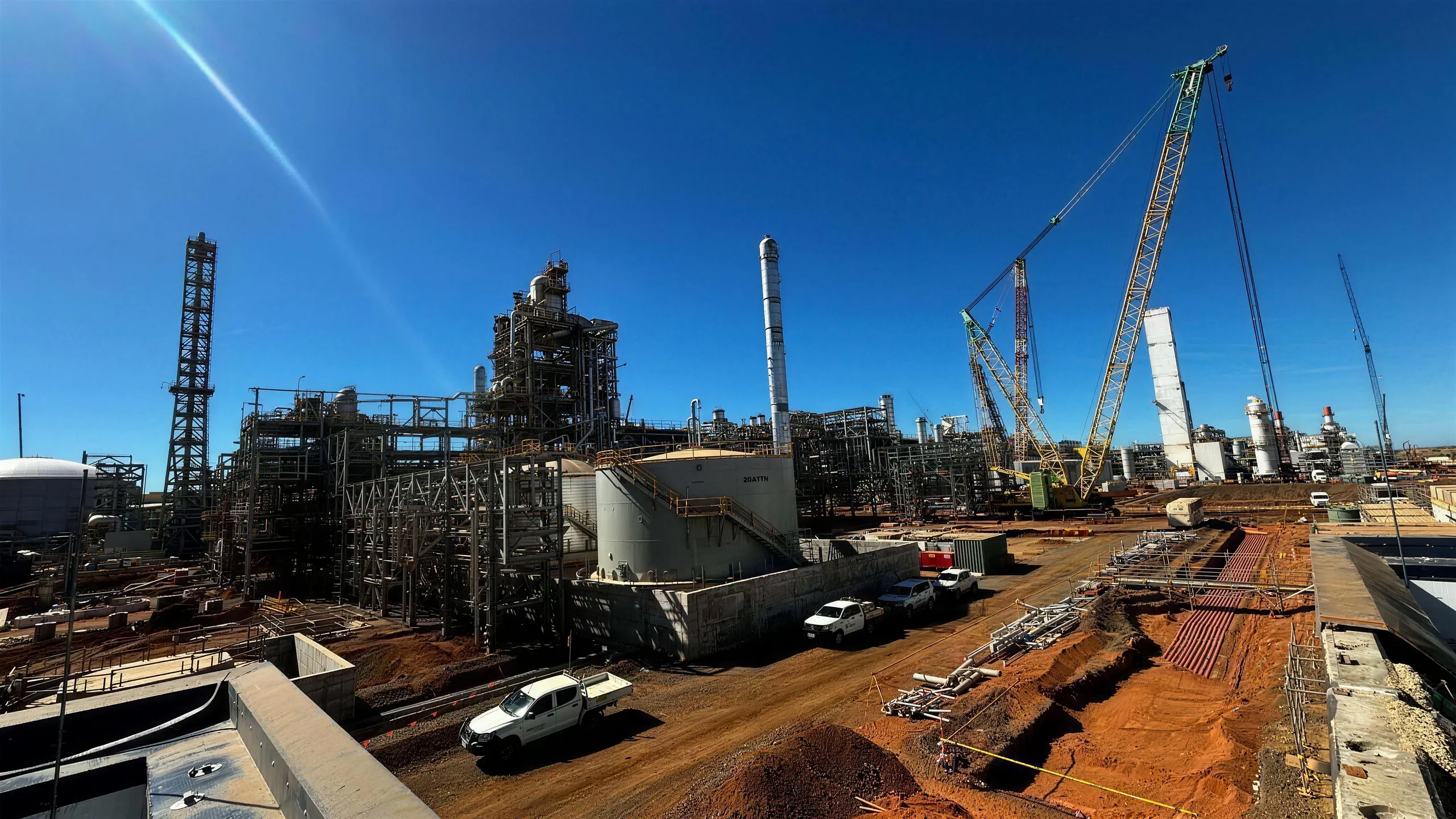 Civil works on a Western Australian mining and resources project